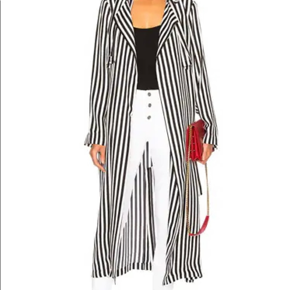 RTA “KARINA” 100% SILK DUSTER TRENCH COAT, SZ XS